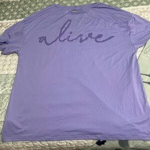 Gymshark X Whitney Simmons Purple Alive Oversized Tshirt